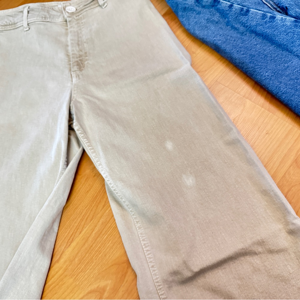 2 x Zara ZW Marine Straight Wide Leg Jean & Loose Fit Jean - Picture 5 of 10
